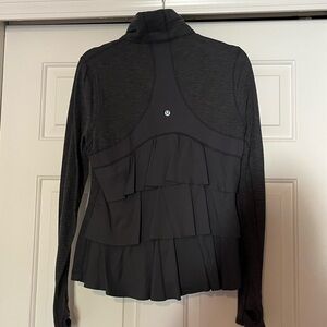 Lululemon grey Ruffled Jacket